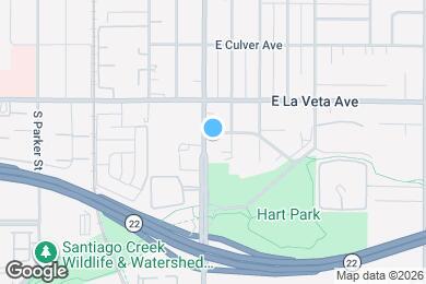 Map image of the property - 629 S Glassell St