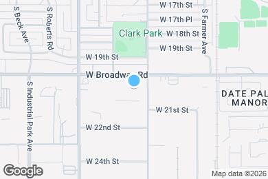 Map image of the property - 711 W Broadway Rd