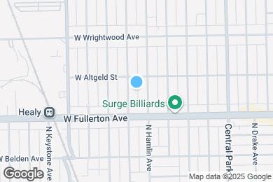 Map image of the property - 2441 N Avers Ave