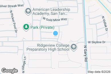 Map image of the property - 1868 W Wrangler Way