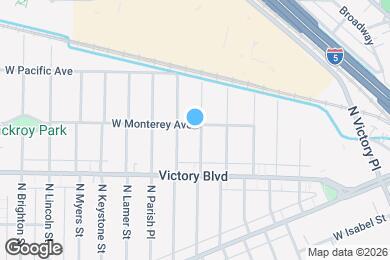 Map image of the property - 1243 N Reese Pl