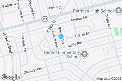 Map image of the property - 3621 Spruce Ave