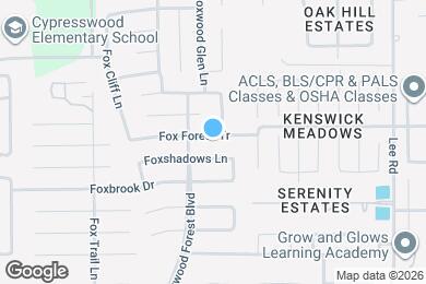 Map image of the property - 7322 Fox Forest Tr