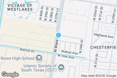 Map image of the property - 4012 La Vista Ave