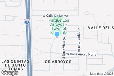 Map image of the property - 18253 S Avenida Arroyo Seco