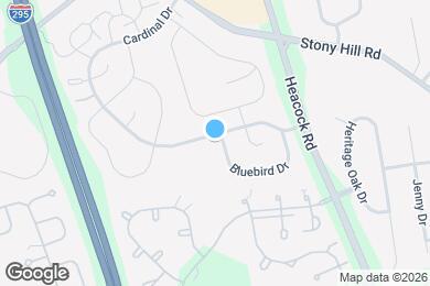 Map image of the property - 1691B Bluebird Dr