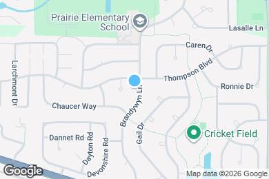 Map image of the property - 1372 Brandywyn Ln