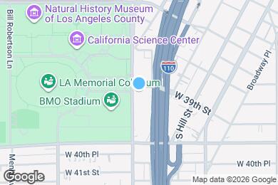 Map image of the property - The Standard at Los Angeles