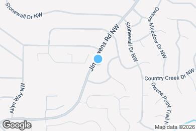 Map image of the property - 2804 Jim Owens Rd NW