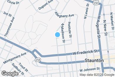 Map image of the property - 223 N Jefferson St