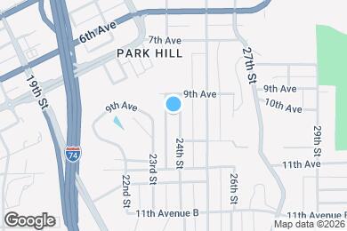 Map image of the property - 925 24th St