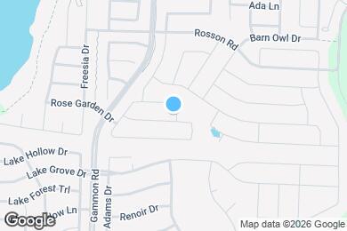 Map image of the property - 1325 Audubon Dr