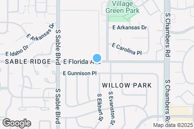Map image of the property - 14794 E Florida Ave