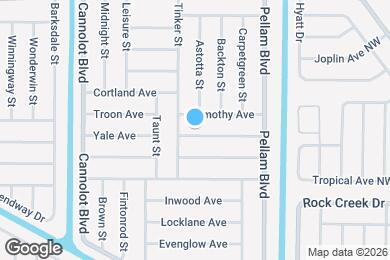 Map image of the property - 18416 Yarbrough Ave