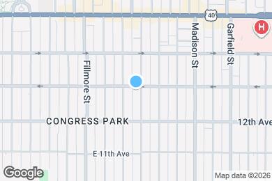 Map image of the property - 3120 E 13th Ave