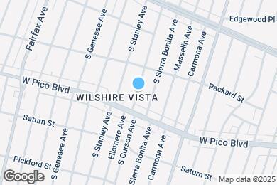 Map image of the property - 1348 S Curson Ave