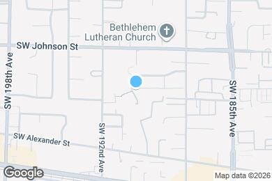 Map image of the property - 19058 SW Christopher Dr