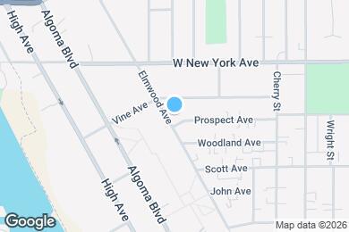 Map image of the property - 1008 Elmwood Ave