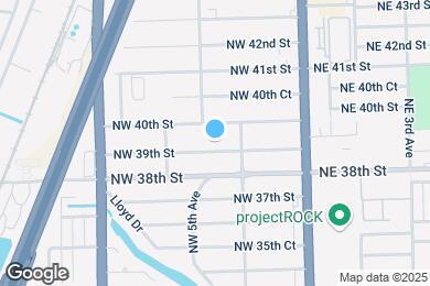Map image of the property - 421 NW 39th St