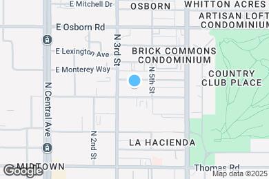 Map image of the property - MAA Midtown Phoenix