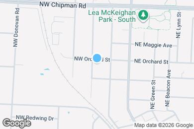 Map image of the property - 11 NW Orchard St