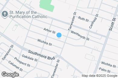 Map image of the property - 3431 Rosedale St