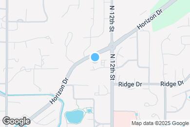 Map image of the property - 1111 Horizon Dr