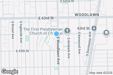 Map image of the property - 6412 S Woodlawn Ave
