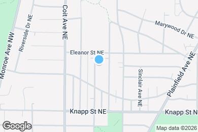 Map image of the property - 2116 Lafayette Ave NE