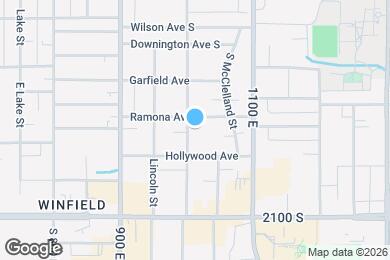 Map image of the property - 1933 S 1000 E