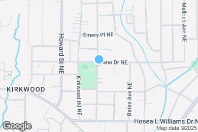 Map image of the property - 2063 Delano Dr NE