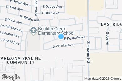 Map image of the property - 8213 E Posada Ave