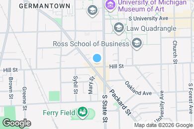 Map image of the property - 607 Hill St