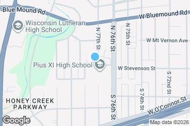 Map image of the property - 7704 W Stevenson St