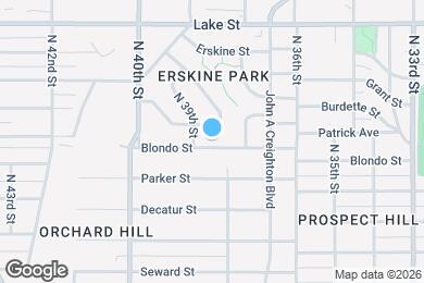 Map image of the property - 3818 Blondo St