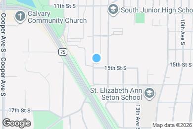 Map image of the property - 1352 16th Ave S
