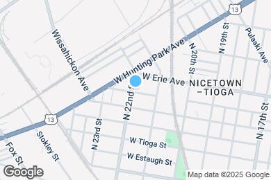 Map image of the property - 3625 N 22nd St