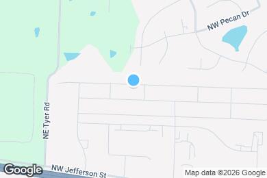 Map image of the property - 1411 NW Hilltop Ln