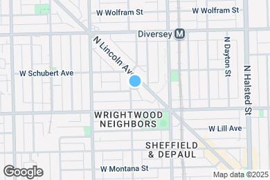 Map image of the property - 2629 N Seminary Ave