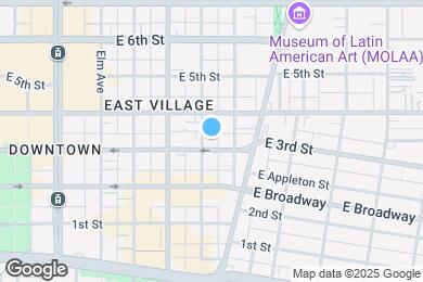 Map image of the property - 709 E 3rd St