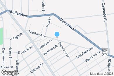 Map image of the property - 923 Franklin Ave