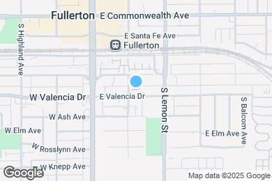 Map image of the property - 209 E Valencia Dr