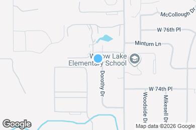 Map image of the property - 2007 W 75th Pl