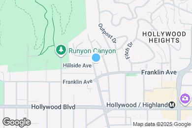 Map image of the property - 1830 N La Brea Ave