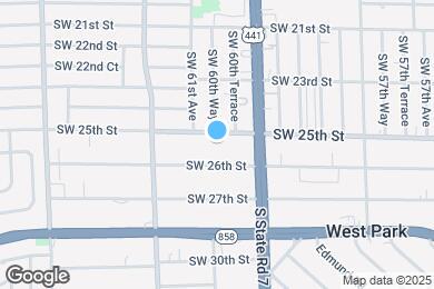 Map image of the property - 6036 SW 25th St