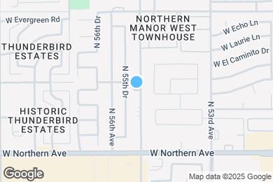 Map image of the property - 8130 N 55th Ave