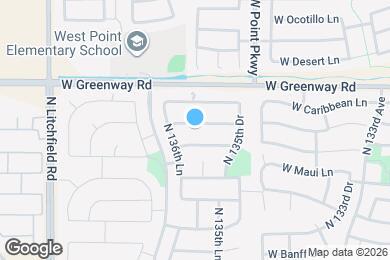 Map image of the property - 13607 W Acapulco Ln