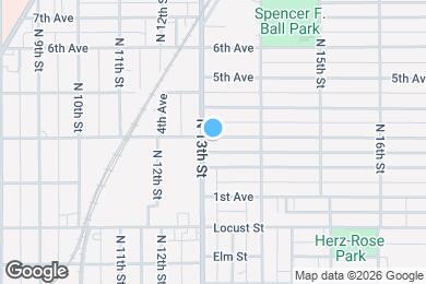 Map image of the property - 1309 3rd Ave