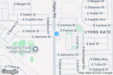 Map image of the property - 1882 S Seton Ave