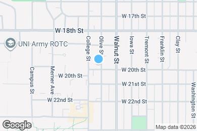 Map image of the property - 803 W 20th St